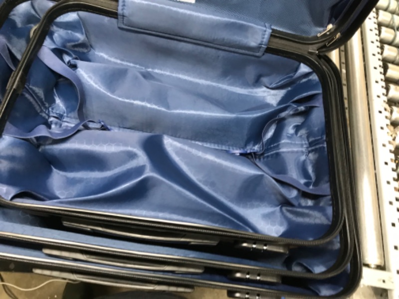Photo 6 of *** USED *** Coolife Luggage 3 Piece Set Suitcase Spinner Hardshell Lightweight TSA Lock 4 Piece Set Black