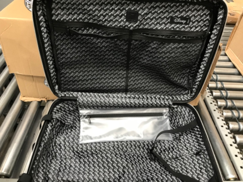 Photo 5 of *** USED *** *** MINOR SCRAPES AND DAMAGE TO THE PULL UP HANDLE SEE PICTURES  *** FUL Disney Mickey Mouse 25 Inch Rolling Luggage, Hardshell Suitcase with Wheels, Charcoal