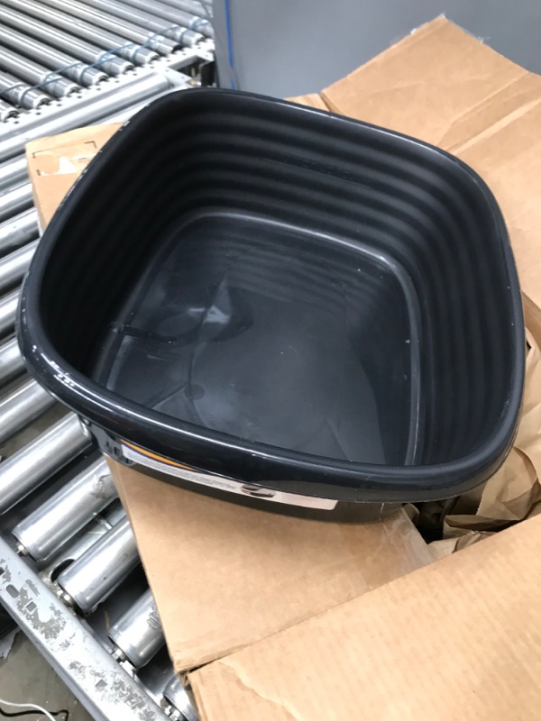 Photo 3 of *** USED *** *** MISSING HIGH SIDES *** Petmate Arm & Hammer Rimmed Wave Cat Litter Box, Large Cat Litter Box With High Walls, Non-Stick Sifting Litter Box in ONE Pieces, Easy to Clean Litter Pan