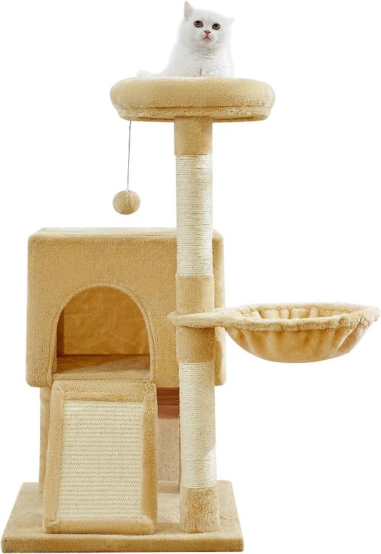 Photo 1 of 35" Cat Tree for Indoor Cats, Cat Trees and Towers for Cats with Cat Condo