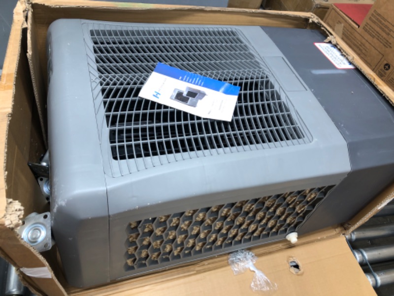 Photo 2 of ***TESTED/ POWERS ON***Hessaire 2,200 CFM 2-Speed Portable Evaporative Cooler, Gray 
