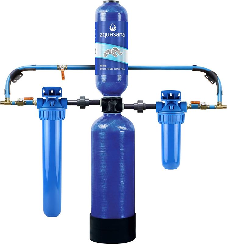 Photo 1 of ***ACCESSORIES ONLY***
Aquasana Whole House Water Filter System - Carbon & KDF Home Water Filtration - Filters Sediment & 97% Of Chlorine - 1,000,000 Gl - EQ-1000
