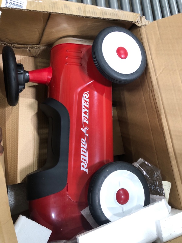 Photo 2 of **SEE NOTES**
Radio Flyer Little Red Roadster, Toddler Ride on Toy, Ages 1-3 (Amazon Exclusive), 24“ Length