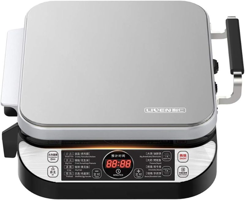 Photo 1 of ***NON-FUNCTIONAL*** LIVEN Electric Baking Pan LR-FD431 Skillet Griddle, US DuPont Non-Stick Coating,Removable Upper and Lower Grill Pan, Easy to Clean,Electric Indoor Grill/Griddle
