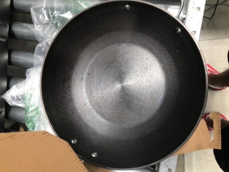 Photo 3 of **** USED **** 13" Super Lightweight Cast Iron Chinese Wok