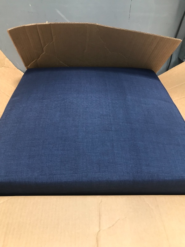 Photo 5 of **** USED **** Leala Texture Deep Seat Outdoor Cushion Set Sapphire - Arden Selections