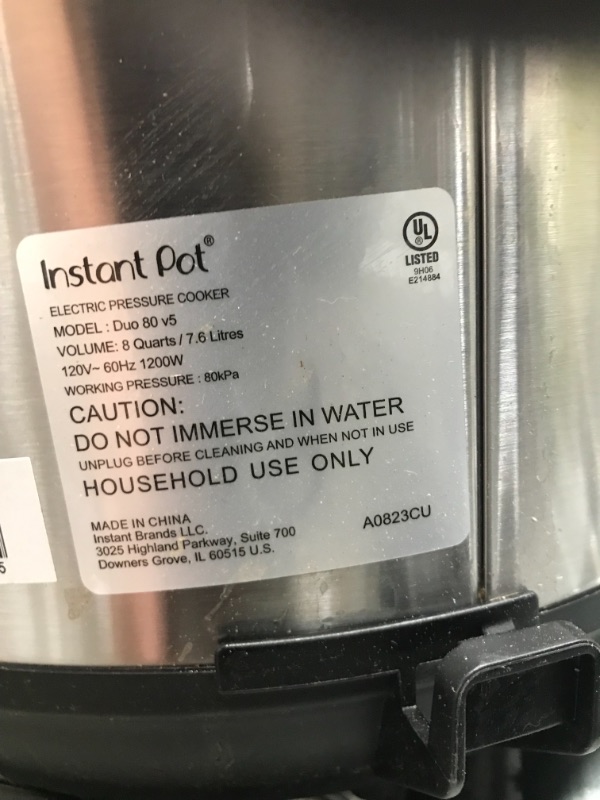 Photo 1 of *** USED *** Instant Pot Duo 7-in-1 Electric Pressure Cooker, Slow Cooker, Rice Cooker, Steamer, Sauté, Yogurt Maker, Warmer & Sterilizer, Includes App With Over 800 Recipes, Stainless Steel, 3 Quart 3QT Duo