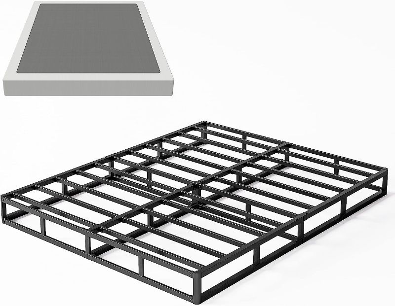 Photo 1 of **STOCK IMAGE FOR SAMPLE**
Amazon Basics Smart Box Spring Bed Base, 5-Inch Mattress Foundation - Twin Size, Tool-Free Easy Assembly Twin 5-Inch Smart Box Spring