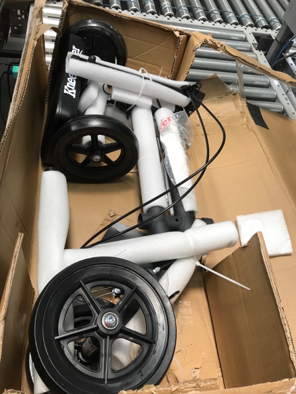 Photo 1 of Used / like new *** KneeRover Economy Knee Scooter Steerable Knee Walker Crutch Alternative with DUAL BRAKING SYSTEM in Matte Black