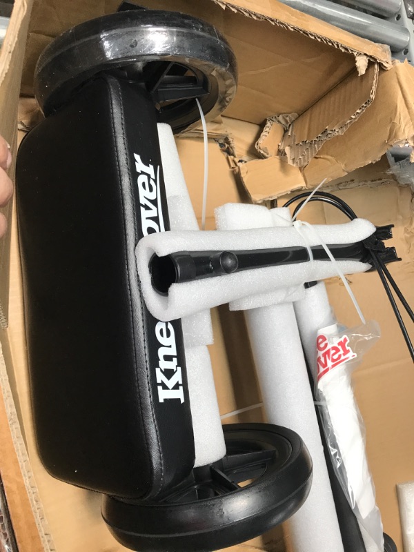 Photo 1 of Used / like new *** KneeRover Economy Knee Scooter Steerable Knee Walker Crutch Alternative with DUAL BRAKING SYSTEM in Matte Black