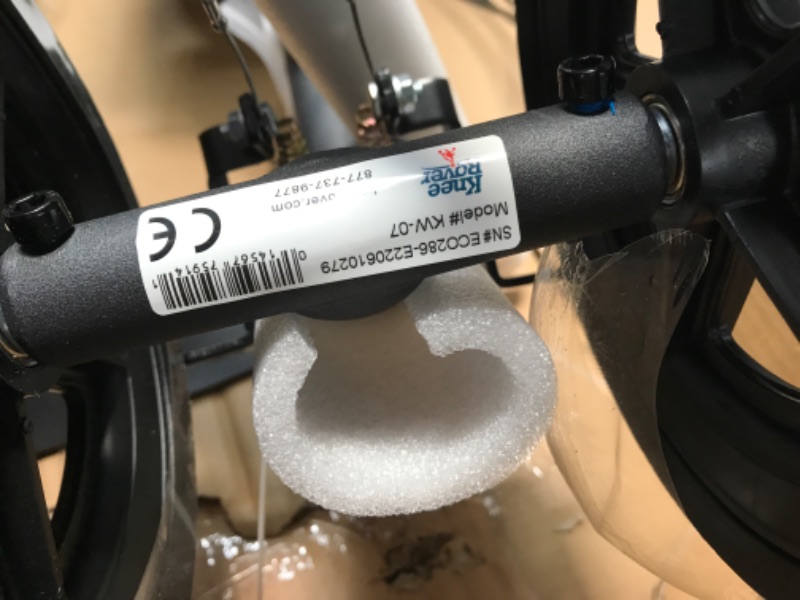 Photo 1 of Used / like new *** KneeRover Economy Knee Scooter Steerable Knee Walker Crutch Alternative with DUAL BRAKING SYSTEM in Matte Black