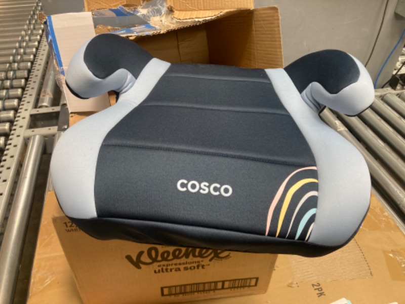 Photo 2 of Cosco Topside Backless Booster Car Seat, Lightweight 40-100 lbs, Rainbow