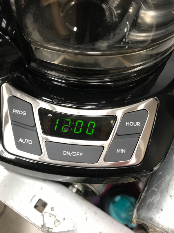 Photo 2 of **USED**
Black+Decker CM1160B 12-Cup Programmable Coffee Maker, Black/Stainless Steel