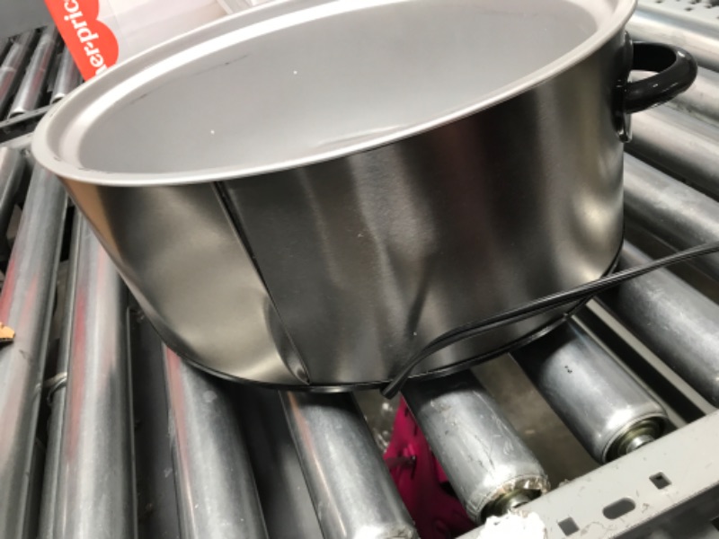 Photo 1 of ****PARTS ONLY****
Crockpot 8 Qt. Countdown Slow Cooker - Dark Stainless Steel