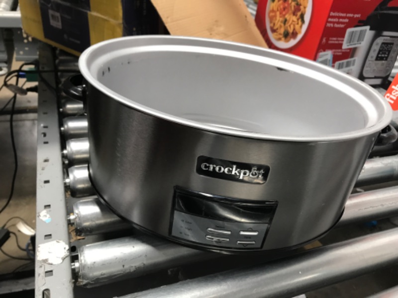 Photo 2 of ****PARTS ONLY****
Crockpot 8 Qt. Countdown Slow Cooker - Dark Stainless Steel