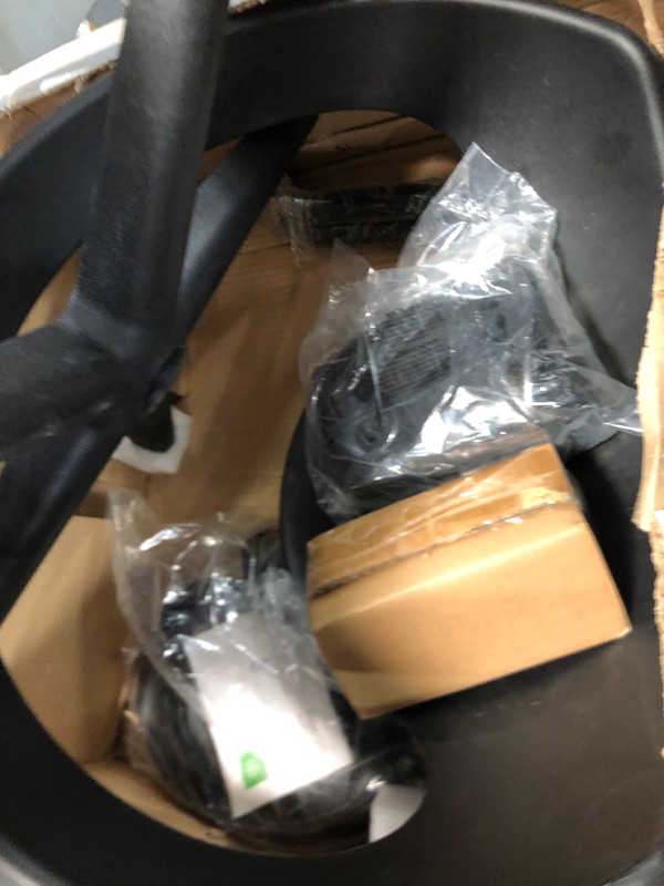 Photo 6 of Gaiam Ultimate Balance Ball Chair (Standard or Swivel Base Option) - Premium Exercise Stability Yoga Ball Ergonomic Chair for Home and Office Desk - 52cm Anti-Burst Ball, Air Pump, Exercise Guide Standard Base (Black)