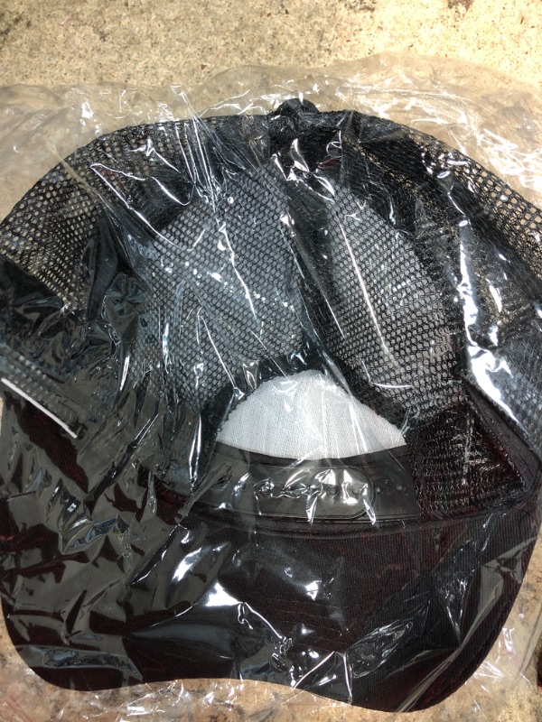 Photo 1 of Cat Embroidered Trucker Hat Mesh Bucket Baseball Caps for Men Women Cat Lovers Gifts Black 001 One Size