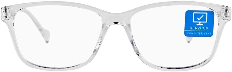 Photo 1 of K KENZHOU Blue Light Computer Glasses 2 pack For Women & Men Anti Blue Light (Black red and clear) 