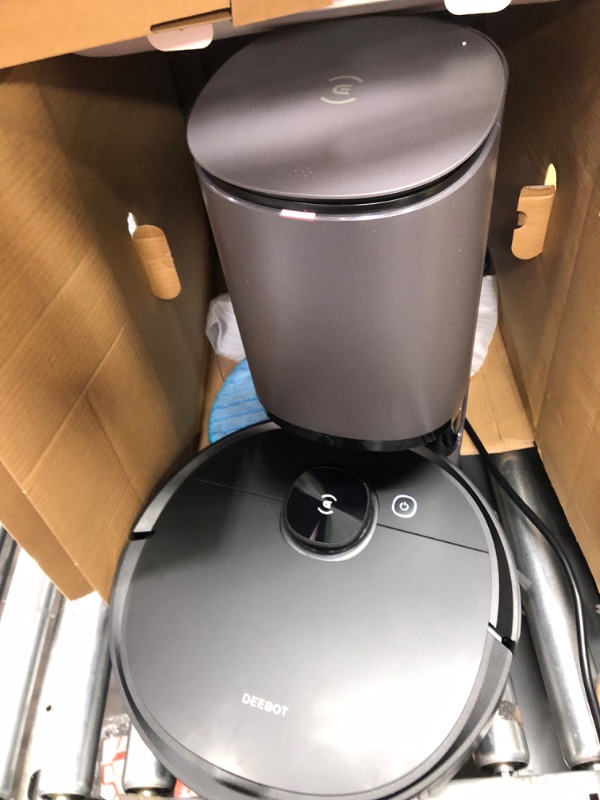 Photo 5 of **BATTERY NEEDS TO BE CHARGED**
ECOVACS Deebot N8 Pro+ Robot Vacuum and Mop Cleaner, with Self Empty Station, 2600Pa Suction, Laser Based LiDAR Navigation, Carpet Detection, Multi Floor Mapping, Personalized Cleaning