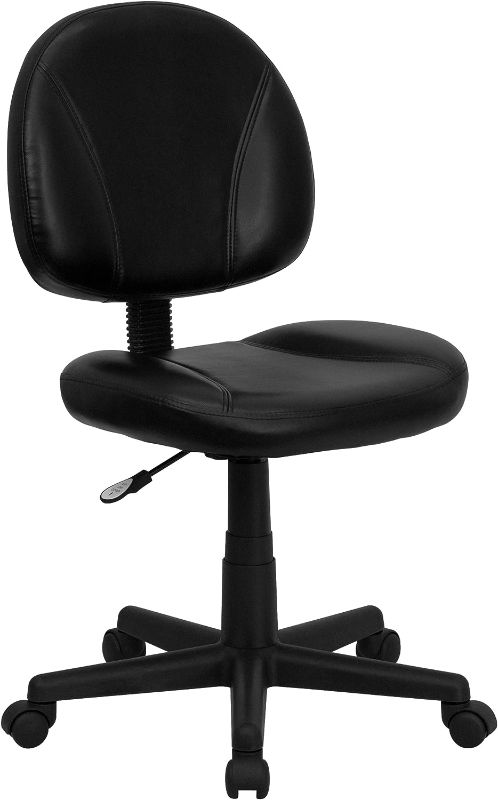 Photo 1 of Photo for Reference Only ***
Flash Furniture Ronald Mid-Back Black LeatherSoft Swivel Ergonomic Task Office Chair with Back Depth Adjustment
