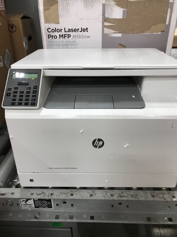 Photo 2 of Glass Top Broken--Parts Only*****LaserJet Pro MFP M182nw Wireless Color All-In-One Laser Printer