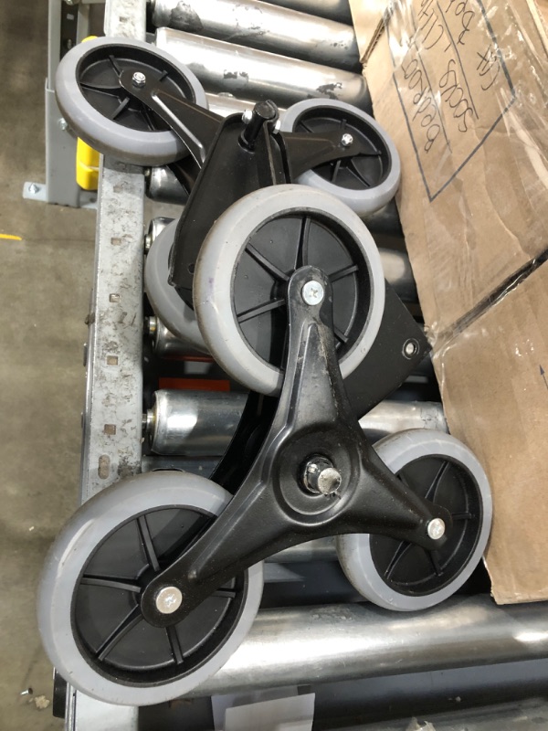 Photo 1 of *MINOR SCRATCHES* MISSING HARDWARE* VEVOR Stair Climbing Cart Portable Climbing Cart 330 lb Capacity All Terrain Stair Climbing Hand Truck Folding Stair Hand Truck Heavy Duty with 6 Wheels (Black)
