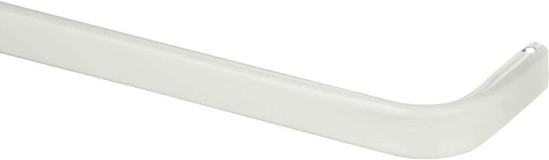 Photo 1 of **MISSING HARDWARE** Kenney, White KN511 Single Curtain Rod, 28"-48"
