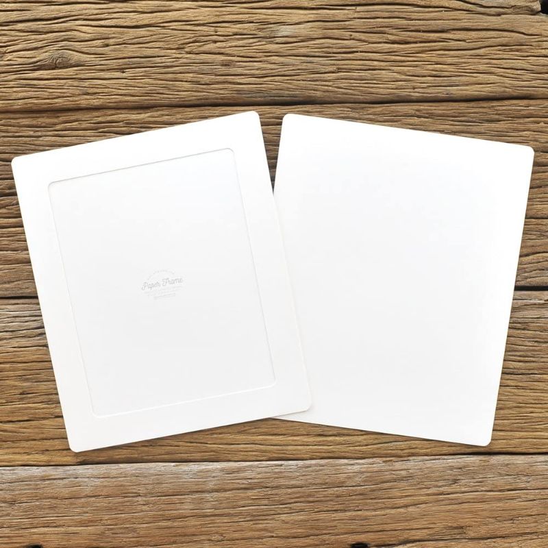 Photo 1 of **MINOR DAMAGE TO CORNER** PHOTO FRAME CRAFT PAPER WHITE 13 X 10IN 5 COUNT