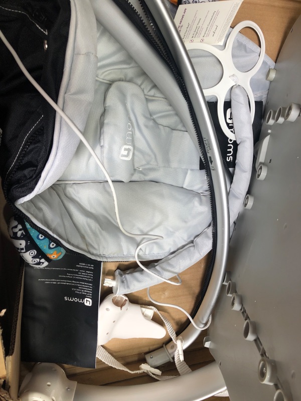 Photo 2 of 4moms MamaRoo Multi-Motion Baby Swing, Bluetooth Enabled with 5 Unique Motions, Grey