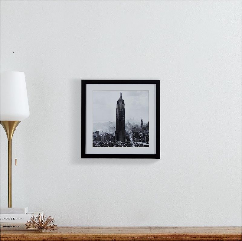 Photo 1 of 
Amazon Brand – Stone & Beam Modern ColoredPhoto of Empire State Building, Black Frame, 24 x 48