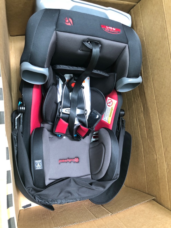 Photo 2 of Baby Trend Cover Me Convertible Car Seat, Scooter - Red & Black