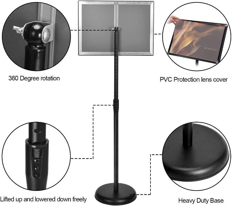 Photo 1 of  Heavy Duty Sign Stand Adjustable 