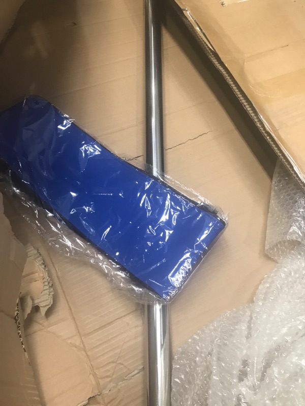 Photo 1 of 52x32 In-ground Swimming Pool Safety Handrails, 304 Stainless Steel Pool Rails for Steps, Deck Mounted Rail with 304ss Screws and Safety Grip Covers (52x32IN) 54x32