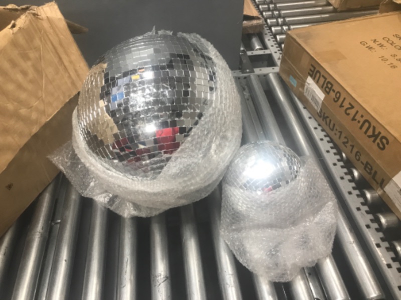 Photo 2 of 2 Pcs Jumbo Glass Disco Ball