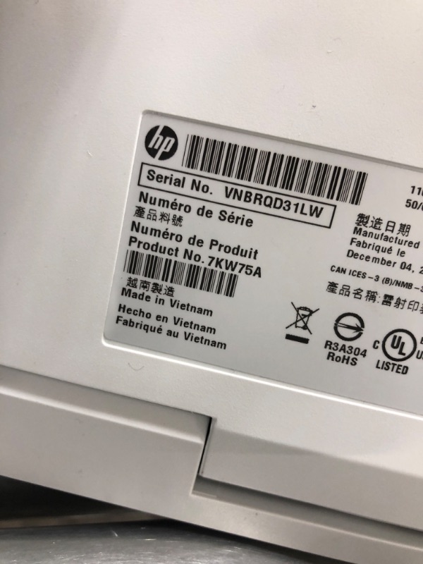 Photo 8 of HP Color LaserJet Pro M283fdw Wireless All-in-One Laser Printer, Remote Mobile Print, Scan & Copy, Duplex Printing, Works with Alexa (7KW75A), White