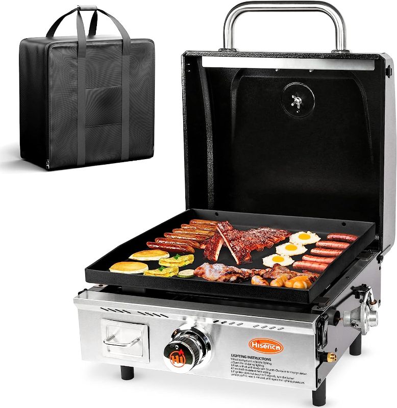 Photo 1 of ***NONFUNCTIONAL - SEE NOTES***
Hisencn Portable Flat Top Grill 17 Inch