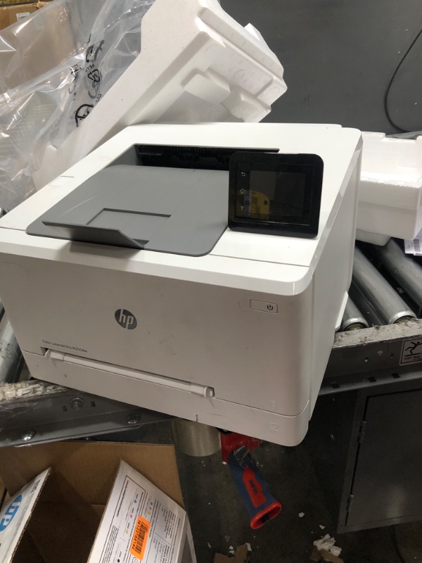 Photo 3 of ***USED - DIRTY - POWERS ON - PAPER JAMMED IN TRAY - SEE PICTURES***
HP Color LaserJet Pro M255dw Wireless Laser Printer, Remote Mobile Print, Duplex Printing, Works with Alexa (7KW64A), White
