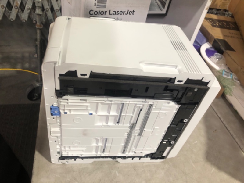 Photo 10 of ***USED - DIRTY - POWERS ON - PAPER JAMMED IN TRAY - SEE PICTURES***
HP Color LaserJet Pro M255dw Wireless Laser Printer, Remote Mobile Print, Duplex Printing, Works with Alexa (7KW64A), White
