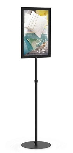 Photo 1 of 11in x 17in Perfex Pedestal Telescopic SignFrames with Weight 