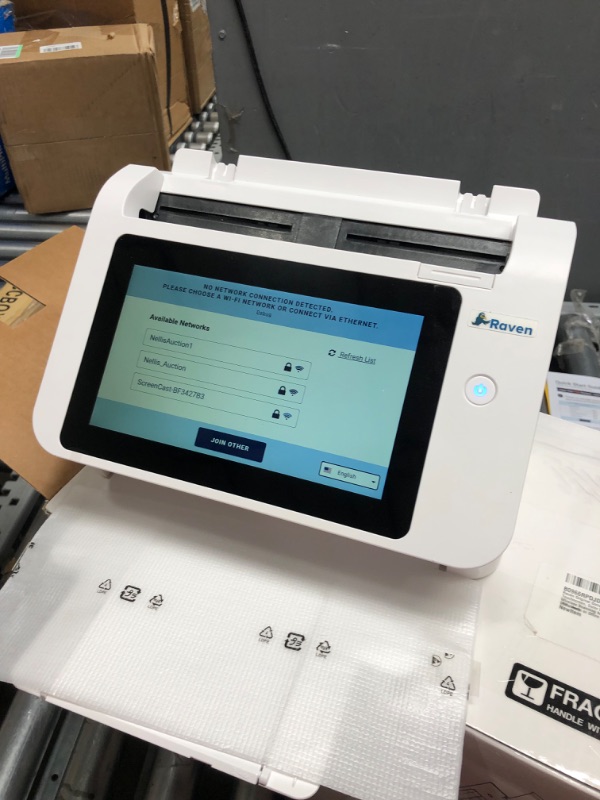 Photo 2 of Raven Original Document Scanner - Huge Touchscreen, Color Duplex Feeder (ADF), Wireless Scanning to Cloud, WiFi, Ethernet, USB, Home or Office Desktop (2nd Gen) (Renewed)