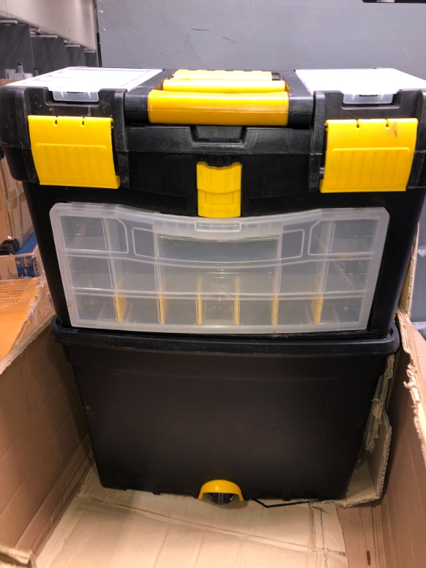 Photo 1 of 24.5 in. Deluxe Mobile Workshop and Tool Box
