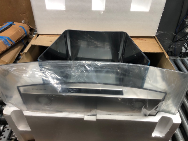 Photo 1 of CIARRA CAS75502 30 inch Range Hood with CACF003 Carbon Filters, Stainless Steel Vent Hood for Kitchen