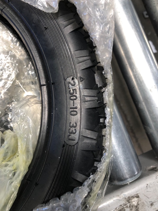 Photo 1 of FVRITO 2.50X10 Knobby Tyre 2.50-10 Tire And Inner Tube for XR50 CRF50 CR60R MX500 MX650 SX500 Dirt Rocket QG-210 MVX70 MVX110 Baja DR49 Tao db10 PW50 YZinger TTR50 KDX50 DR-Z70 JR50 Off Road Pit Bike