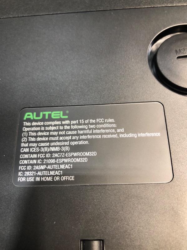 Photo 5 of ***TRANSPARENCY CODE NOT PROVIDED***  Autel Home Smart Electric Vehicle (EV) Charger up to 50Amp, 240V, Indoor/Outdoor Car Charging Station with Level 2, Wi-Fi and Bluetooth Enabled EVSE, 25-Foot Cable,Hardwired
