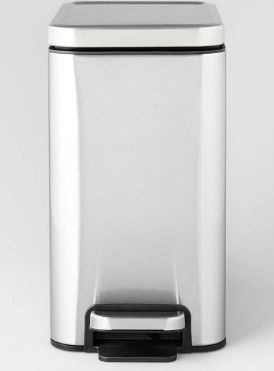 Photo 1 of 10L Stainless Slim Step Trash Can