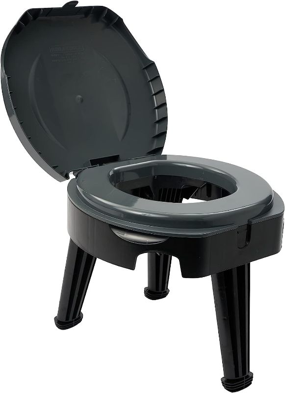 Photo 1 of 
Reliance Products FOLD-to-GO Folding Portable Camping Toilet | 300 Pound Capacity | Compact & Lightweight