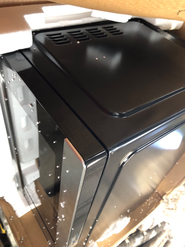 Photo 1 of GE 3-in-1 Countertop Microwave Oven | Complete With Air Fryer, Broiler & Convection Mode | 1.0 Cubic Feet Capacity, 1,050 Watts | Kitchen Essentials for the Countertop or Dorm Room | Stainless Steel