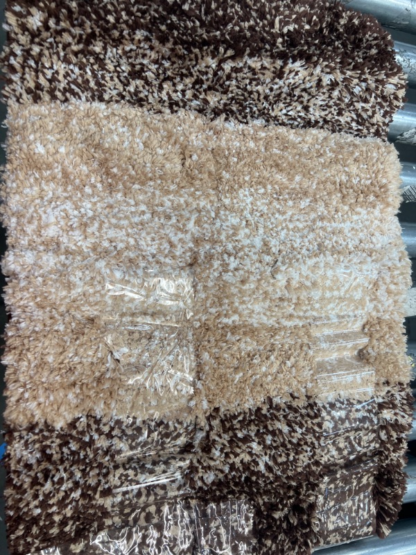 Photo 1 of 16x24 brown / Beige bathroom Rug 