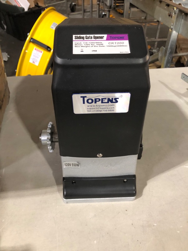 Photo 4 of **See Notes**
TOPENS CK1200 Automatic Sliding Gate Opener Chain Drive Electric Gate Motor