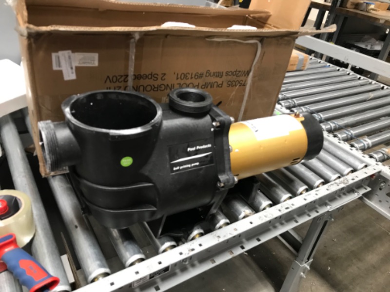 Photo 1 of XtremepowerUS 2HP In-Ground Swimming Pool Pump Variable Speed 2" Inlet 230V High Flo w/ Slip-On Fitting